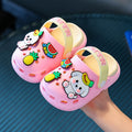 Kids' clogs: summer indoor anti-slip cartoon sandals for boys and girls, toddler to big kid sizes, perfect for indoor, outdoor, beach, and everyday wear