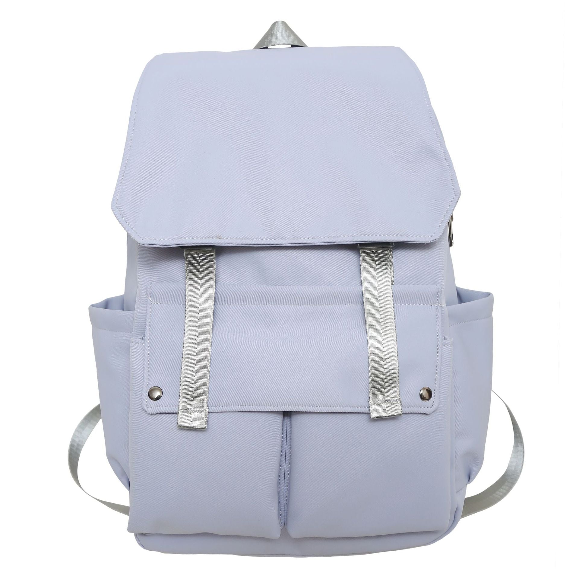 New Korean version of simple casual backpack fashion trend college bag large capacity couple travel backpack