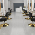 Hairdressing chair popular hairdressing store perm and dye salon special fashion adjustable stainless steel hair cutting chair high-end hairdressing chair