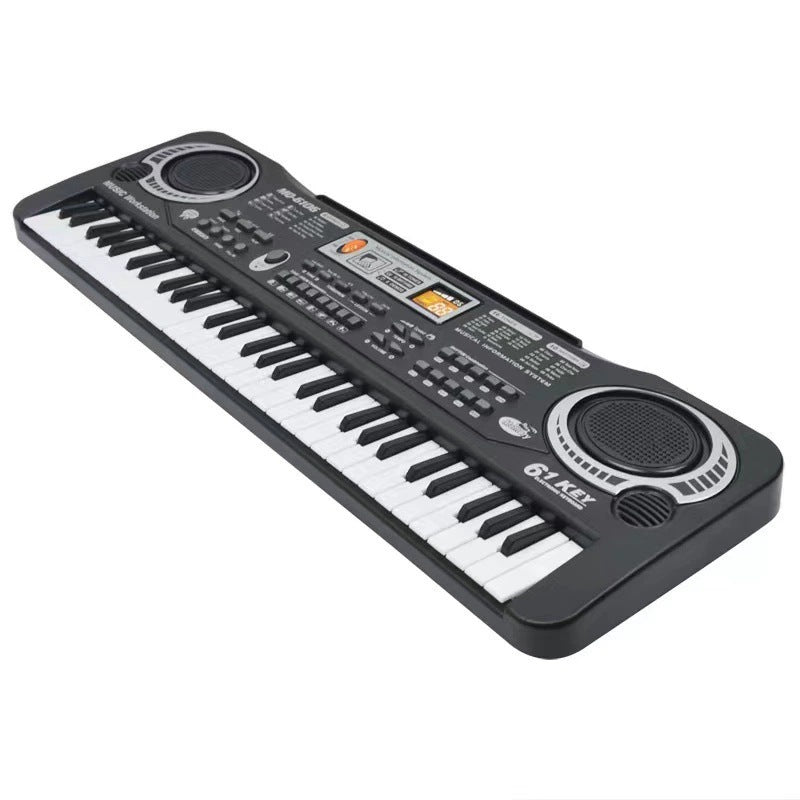 Children's 61-key educational electronic keyboard - beginner's piano, multifunctional musical instrument for baby, toy for boys and girls