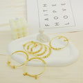 Bohemian chic lightweight personality classic fashion bell bangle geometric shape gift birthday party favor