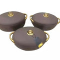 Food warmer container factory price direct sales export3pcs cross-border golden ear thermal insulation box 2l2.5l3l