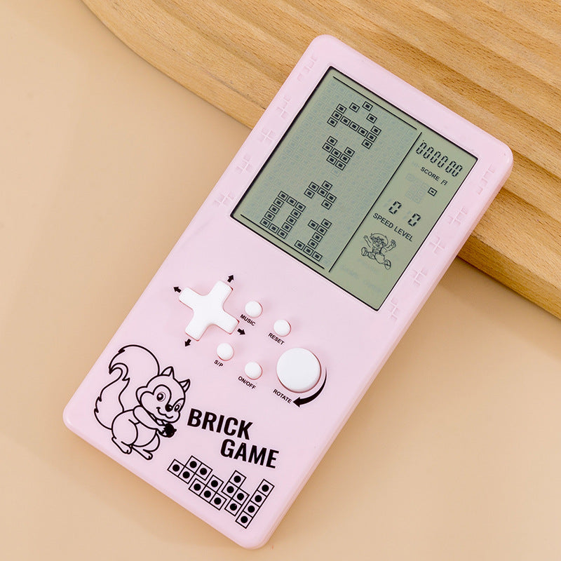 mini handheld game console - educational tetris game machine - portable classic nostalgic gift - wholesale