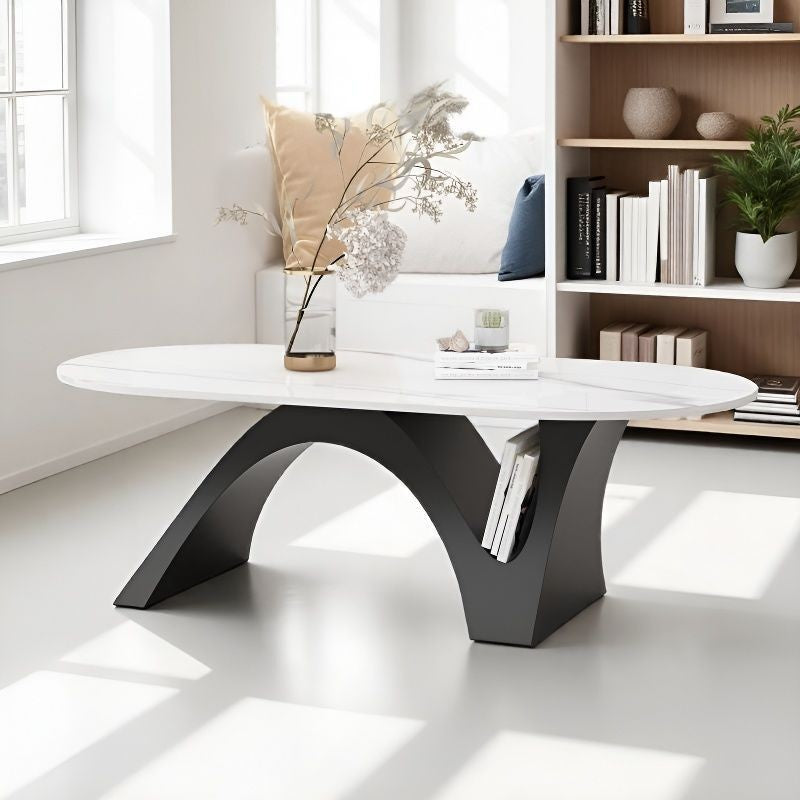 New arrival living room coffee table normcoreaccessible luxury slate shaped sofa tea table small apartment creative coffee table