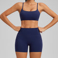 spring/summer new yoga outfit set - outdoor running pocket fitness set - butt-lifting compression sportswear set for women
