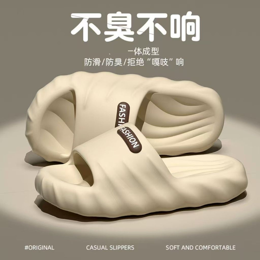 2025 new platform slides: women's summer indoor soft sole casual home bathroom couple's flip-flops