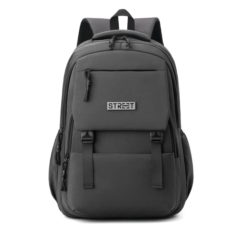 New backpack, large-capacity business computer bag, travel bag, fashionable, simple and practical, junior high school student schoolbag
