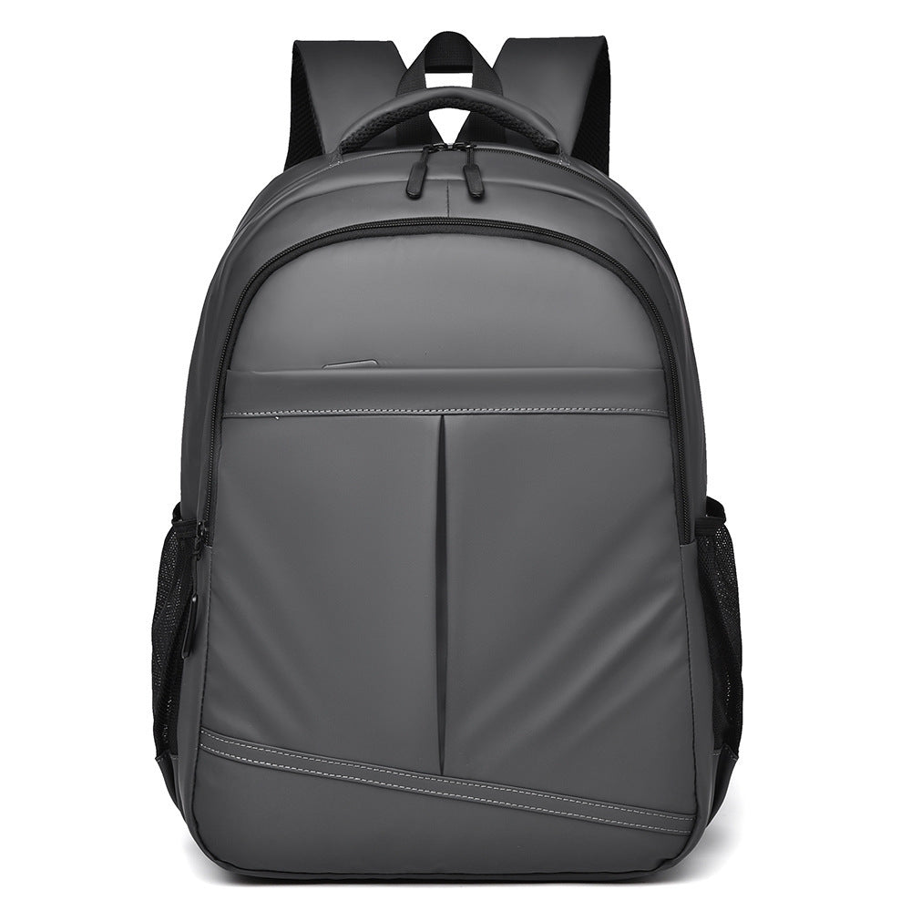 New simple sports backpack fashionable large capacity college student schoolbag business commute leisure double back