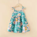 Girls' dress - kids' trendy princess sundress -  summer korean style floral dress