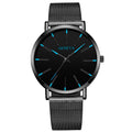 Men's casual watch fashion geneva couple men's women's casual business mesh strap quartz watch