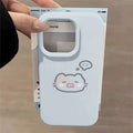 Soft and cute daydream kitten wants to eat fish, suitable for iphone 17 mobile phone case, korean style gentle style apple 18 glutinous rice shell
