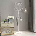 Modern minimalist light luxury marble coat rack floor standing bedroom iron art storage hat rack home hanging bag clothes rack
