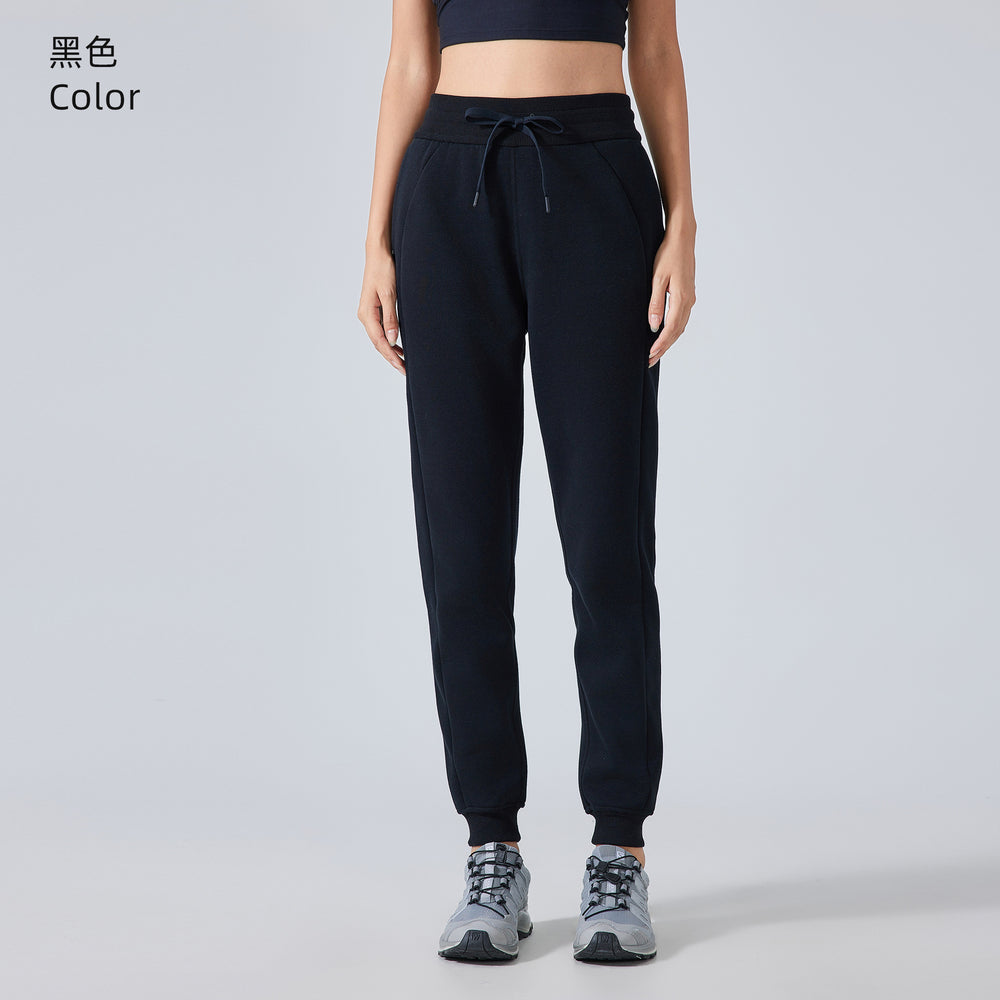 Women's high-waisted, loose-fit joggers - versatile activewear for fall/winter: perfect for outdoor fitness, yoga, and casual wear (daw153)