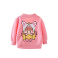 One-and-a-half-year-old baby girl's autumn coat, toddler's autumn baby cardigan, girl's lightweight spring and autumn  new top