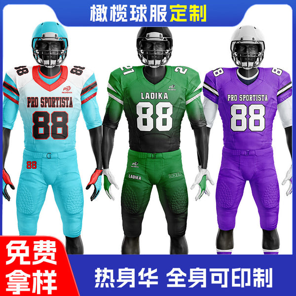 Professional antique American football jersey football jersey long-sleeved New York Giants trendy short-sleeved football jersey customization factory