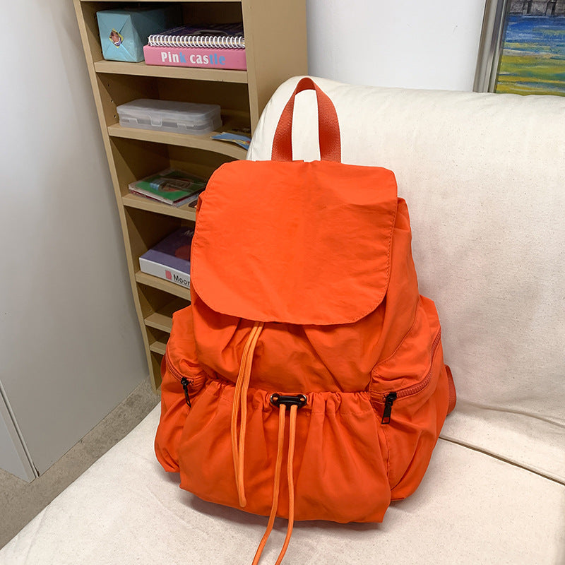 New Korean version trendy large-capacity backpack casual art college student schoolbag fashionable versatile small fresh backpack