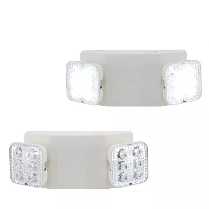 Cross-border export source manufacturer led emergency double-head light 2 * 3W emergency lighting light with adjustable switch angle