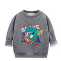 Children's hoodies:  autumn collection - thickened long-sleeve t-shirts for boys and girls, infant and toddler pullover tops