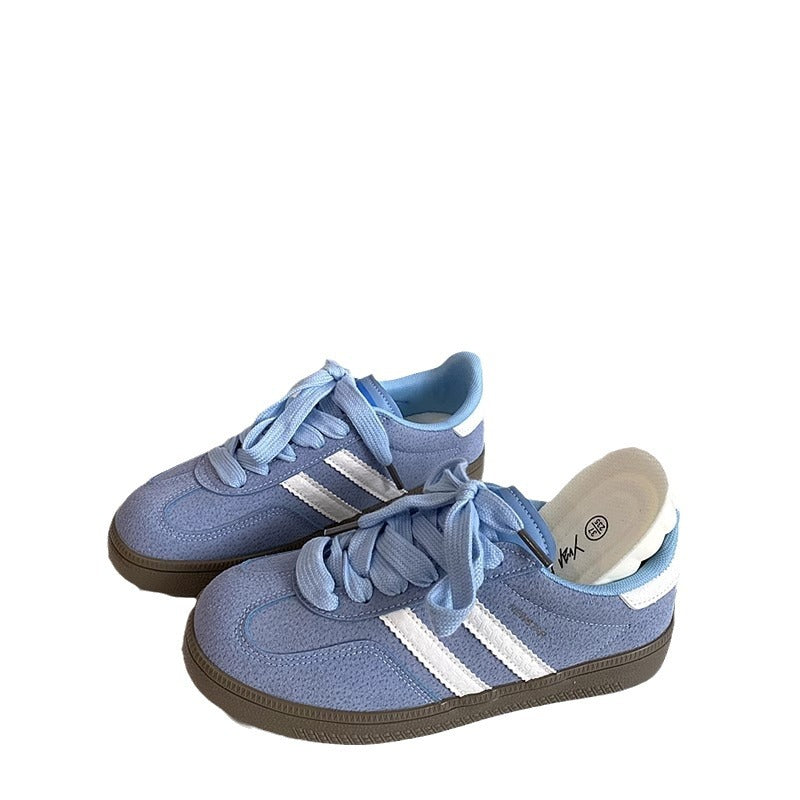 Hong kong styleretroniche style german training shoes for women 2026 summernew arrivalpopularwhite shoeseasiest for match breathable casual sneakers