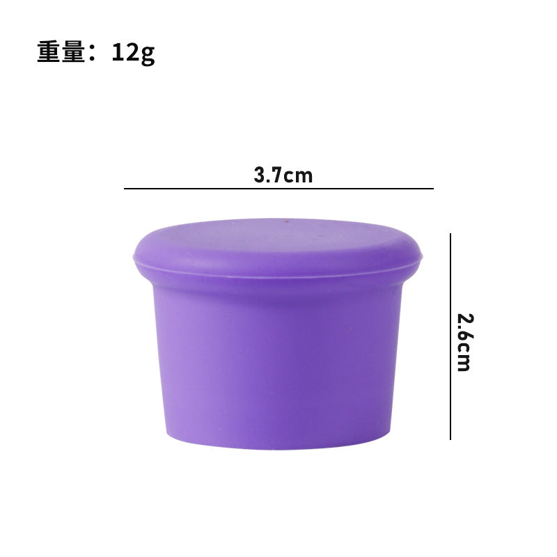 Food-grade silicone bottle cap, cup lid, universal wine stopper, airtight seal, wine preservation cap, eco-friendly wine bottle cap