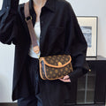 shoulder bag for women, 2025 new arrival, elegant and versatile, fashionable casual crossbody bag, european and american style, classic monogram small square bag