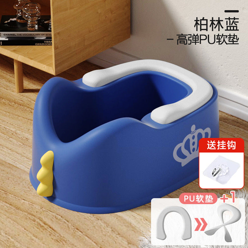 Kids' potty training wash basin - baby plastic girl's toilet training seat - infant squatting wash basin for gentle cleansing