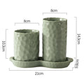 Macaron color chopstick cage for home kitchen storage kitchen utensils with drain holes hammered chopstick barrel spoon tableware storage