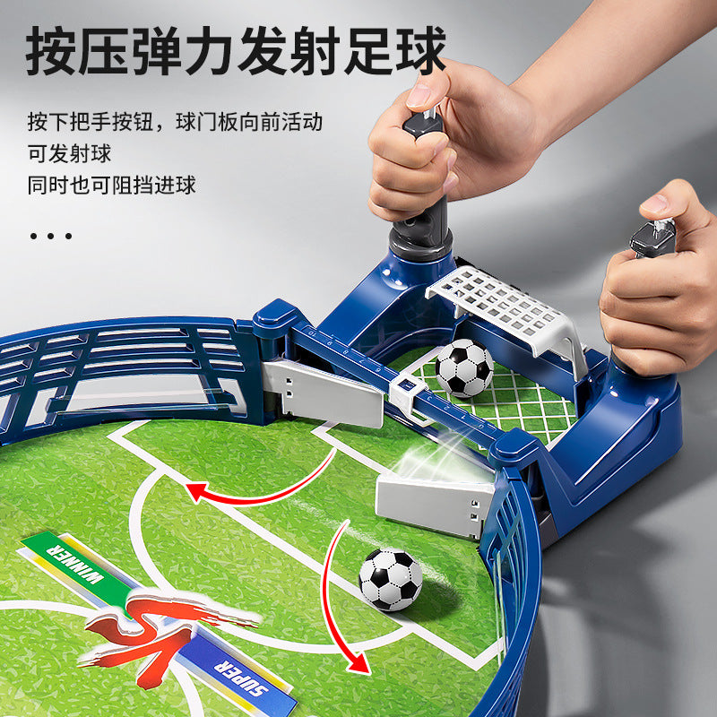Kids' foosball table - desktop two-player game - parent-child interactive game - educational board game - simulated stadium - boys' toy