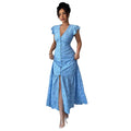 European and american cross-border women's eyelet embroidery dress - summer  - ideal for independent e-commerce stores and