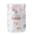 Baby oral cleaning cotton swabs newborn gauze brushing baby teeth infant tongue scraper tongue cleaning tool