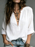 independent station fashion cross-border multi-color multi-code in stock casual style women's shirt best selling