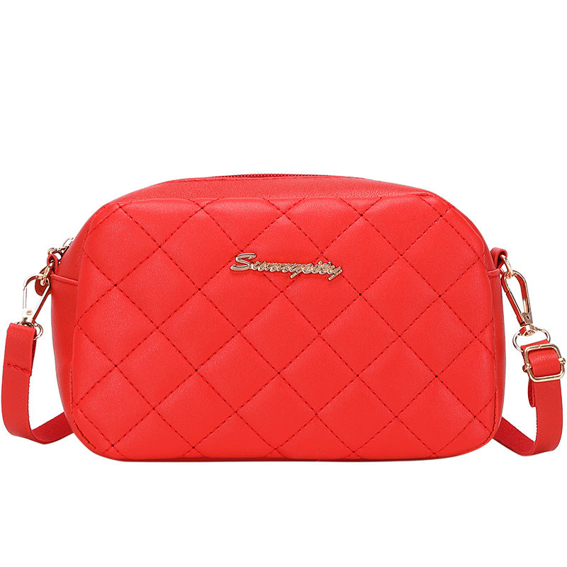Embroidered camera bag 2022ladies bag Christmas new shoulder bag diamond messenger bag fashion bag women