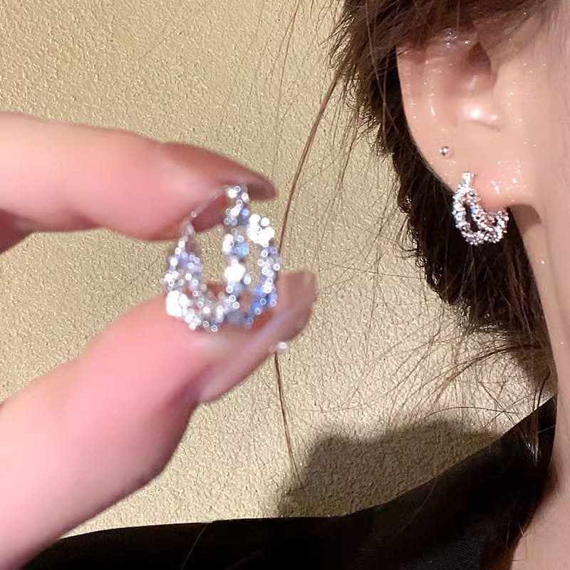 925 silver needle pearl zircon earrings for women classysenseniche style cold style forest style earrings wholesale