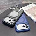 Iphone 17 pro max phone case - minimalist matte skin feel, magnetic, business style, drop-proof, compatible with iphone 11 protective cover