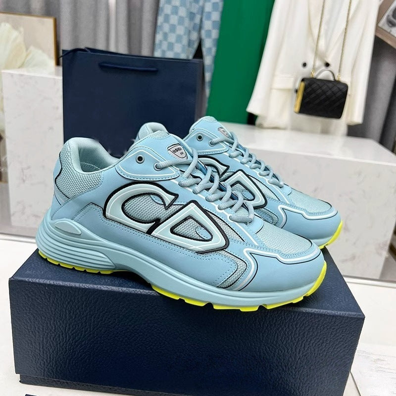 us station men's printed breathable sports shoes trendybest sellingd family heightening outdoor casual comfortable running shoes