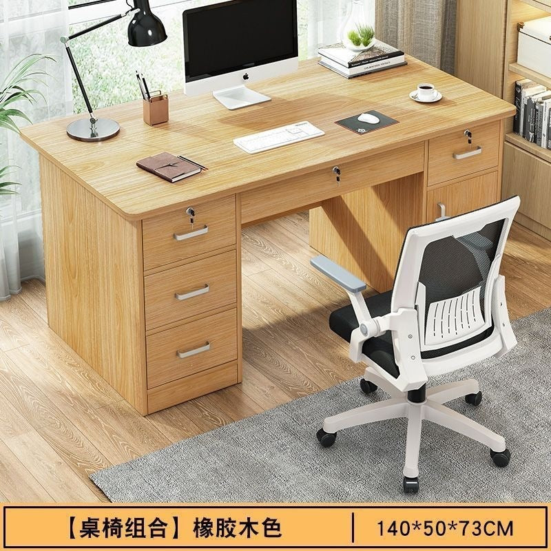 Computer desk desktop home desk bookcase all-in-one office desk minimalist modern bedroom writing desk student study table