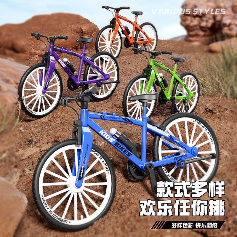 simulation bicycle model toy car competition extreme mountain off-road bicycle creative decoration ornaments wholesale