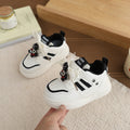 Girls' cartoon sneakers,  spring/autumn new collection, boys' lightweight athletic casual white shoes, baby first walking shoes