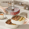 Luxury sealed fruit bowl - premium 2025 design for home living room coffee table - candy & snack display, dried fruit storage box