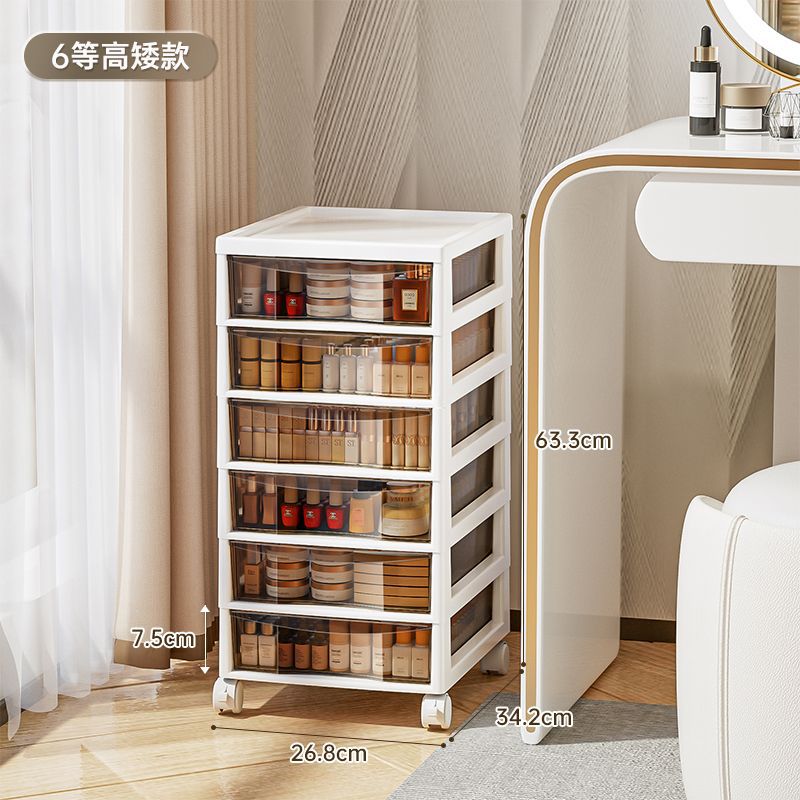 Cosmetics Storage Box Desktop Drawer Type Premium Sensing Dust-proof Large Capacity Floor Skin Care Products Mask Shelf