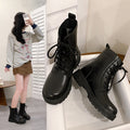 hot-selling plus sizefall and winter women's mid-high-top fleece-linedheattecheasiest for matchboots