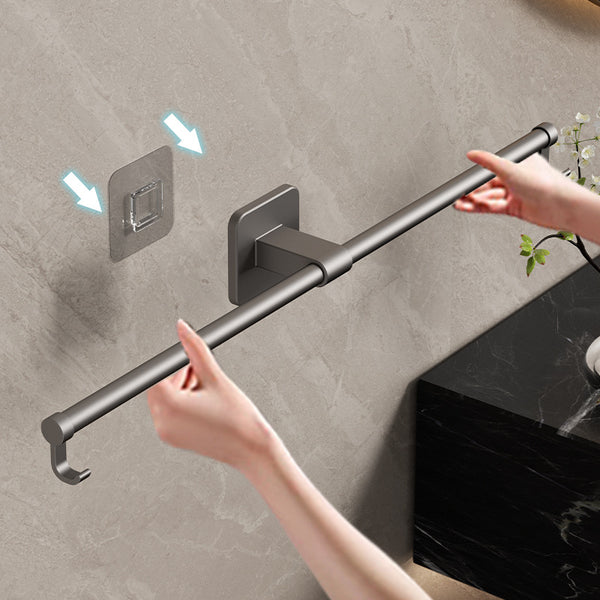 Towel rack, toilet, no punching suction cup, wall hanging rack, bathroom single rod, toilet, toilet storage hanger.