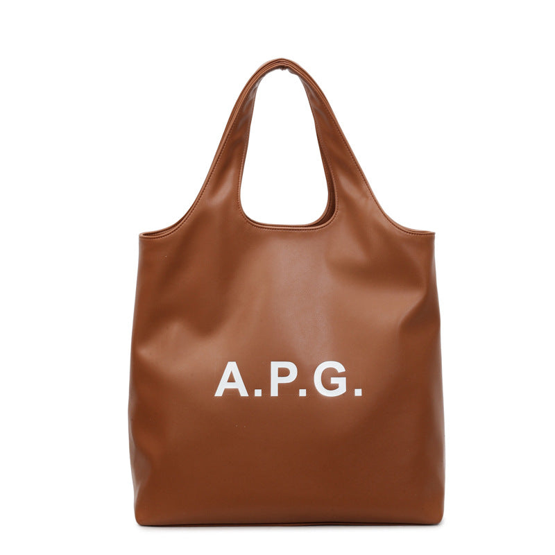 spring style lazy style bag women's bag large capacity easiest for match vegetable basket shoulder bag student class work clothing tote bag