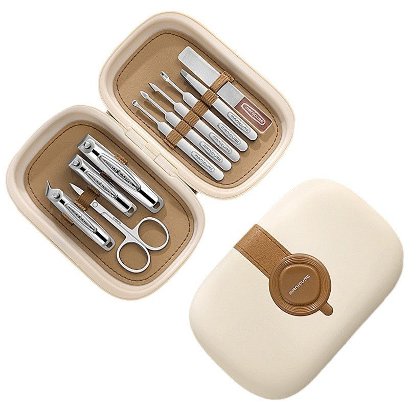 High-quality stainless steel nail clipper set – a complete manicure tool kit for trimming, cutting, and shaping nails