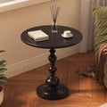Medieval style side table living room sofa side cabinet new arrival simple small coffee table tea table retro round table
