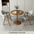 Minimalist modern negotiation table and chair set - perfect for bubble tea shops, coffee shops, dining tables, balcony round tables, casual small spaces, and reception areas