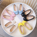 spring/autumn simple girls' leather shoes, new bowknot baby & toddler single shoes, round toe soft sole little princess shoes