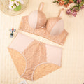 lace thin large breasts appear small push-up bra fat mm push-up anti-sagging plus sizeintimates bra