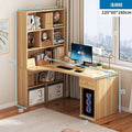 Light walnut 120cm# heightened bookcase [left and right interchangeable]