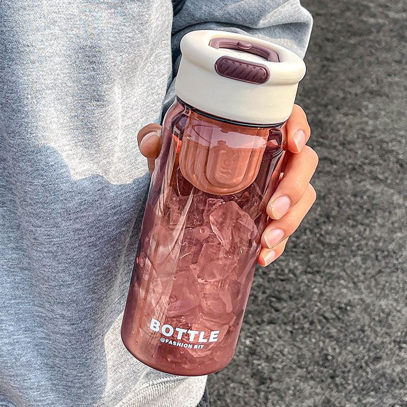 Summer anti-fall scale water cup, good-looking men and women, portable car tea kettle, plastic student cup